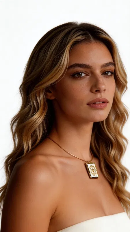 , Ανακαλύψτε την κομψότητα του κεντητού κολιέ με γεωμετρικά σχέδια σε άσπρη απόχρωση, ένα μοναδικό χειροποίητο κόσμημα που συνδυάζει την παραδοσιακή τέχνη του κεντήματος με σύγχρονη αισθητική. Σχεδιασμένο από την Ελληνίδα Σχεδιάστρια Κοσμημάτων Αικατερίνη Χαλκιαδάκη, αυτό το εντυπωσιακό statement κολιέ προσφέρει μια εκλεπτυσμένη πινελιά σε κάθε εμφάνιση. Το κεντητό pendant με χρυσοκλωστή δημιουργεί μια εκπληκτική αντίθεση πάνω στο άσπρο ύφασμα, ενώ η τετραγωνική του φόρμα προσδίδει γεωμετρική αρμονία. Το χρυσό choker που το συνοδεύει στο λαιμό δημιουργεί ένα σύνολο που εκπέμπει σύγχρονη κομψότητα. Ιδανικό για layering με άλλα κολιέ ή μόνο του ως εντυπωσιακό statement κόσμημα. Αυτό το χειροποίητο κολιέ αποτελεί την τέλεια επιλογή για γυναίκες που εκτιμούν τη μοναδικότητα και την ποιότητα των ελληνικών κοσμημάτων. Συνδυάζεται υπέροχα με καλοκαιρινά outfits και προσδίδει μια εθνική πινελιά σε κάθε εμφάνιση. Φροντίστε το κολιέ σας αποθηκεύοντάς το σε στεγνό μέρος μακριά από χημικά και αρώματα για να διατηρήσει τη λάμψη του. Υλικό: Ορείχαλκος, Ύφασμα