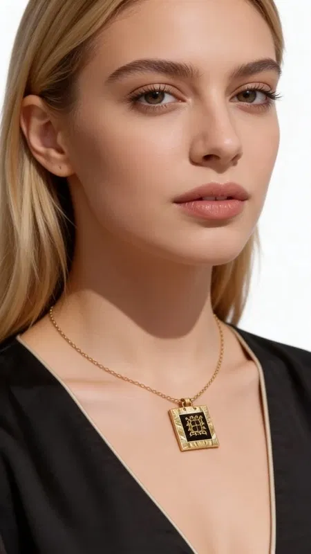 Ανακαλύψτε την τέλεια ισορροπία μεταξύ παραδοσιακής τέχνης και μοντέρνου στυλ με αυτό το εντυπωσιακό κεντητό κολιέ σε μαύρο χρώμα. Σχεδιασμένο από την Ελληνίδα Σχεδιάστρια Κοσμημάτων Αικατερίνη Χαλκιαδάκη, αυτό το μοναδικό κόσμημα συνδυάζει γεωμετρικά σχέδια κεντημένα με χρυσοκλωστή, δημιουργώντας έναν εκλεπτυσμένο συνδυασμό χρωμάτων.
Το statement κολιέ παρουσιάζει μια τετράγωνη κεντητή επιφάνεια που πλαισιώνεται από χρυσό ορείχαλκο, ενώ το μαύρο υπόβαθρο αναδεικνύει τα χρυσά γεωμετρικά μοτίβα. Η τεχνική του κεντήματος προσδίδει υφή και βάθος στο σχέδιο, καθιστώντας το ιδανικό για γυναίκες που αναζητούν χειροποίητα κοσμήματα με ιδιαίτερη αισθητική.
Το μακρύ κολιέ με την κλασική αλυσίδα από ορείχαλκο προσφέρει άνεση στη φορά και ταιριάζει τέλεια με μονόχρωμα ντυσίματα, προσθέτοντας μια vintage πινελιά στην εμφάνισή σας.
Φροντίστε το κολιέ σας αποθηκεύοντάς το σε στεγνό μέρος και αποφεύγοντας την επαφή με υγρά για να διατηρήσετε την ομορφιά του κεντήματος.