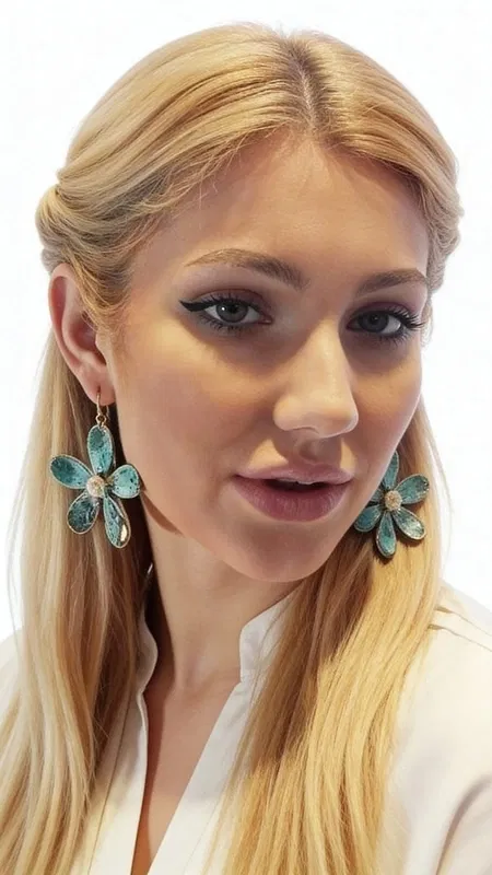 , Μεγάλα εντυπωσιακά κρεμαστά σκουλαρίκια με πέρλες που συνδυάζουν το boho στιλ με τη σύγχρονη αισθητική. Αυτά τα μοναδικά χειροποίητα γυναικεία σκουλαρίκια λουλούδια, σχεδιασμένα από την Ελληνίδα Σχεδιάστρια Κοσμημάτων Αικατερίνη Χαλκιαδάκη, ξεχωρίζουν για τη μοντέρνα patina επίστρωση που δημιουργεί εντυπωσιακούς πράσινους τόνους με χρυσαφένιες πινελιές.
Κάθε σκουλαρίκι διαμορφώνεται σε σχήμα μαργαρίτας με έξι οβάλ πέταλα από οξειδωμένο ορείχαλκο, ενώ στο κέντρο φιλοξενεί μία φυσική πέρλα που προσδίδει κομψότητα και φως. Η τεχνική του οξειδωμένου χαλκού δίνει μοναδικούς χρωματισμούς που κάνουν κάθε κόσμημα ξεχωριστό. Το μέγεθός τους καθιστά αυτά τα εντυπωσιακά σκουλαρίκια για γάμο ή ειδικές περιστάσεις την ιδανική επιλογή.
Ιδανικά για να συνδυαστούν με boho ντυσίματα ή να προσθέσουν χρώμα σε μονόχρωμα outfits.