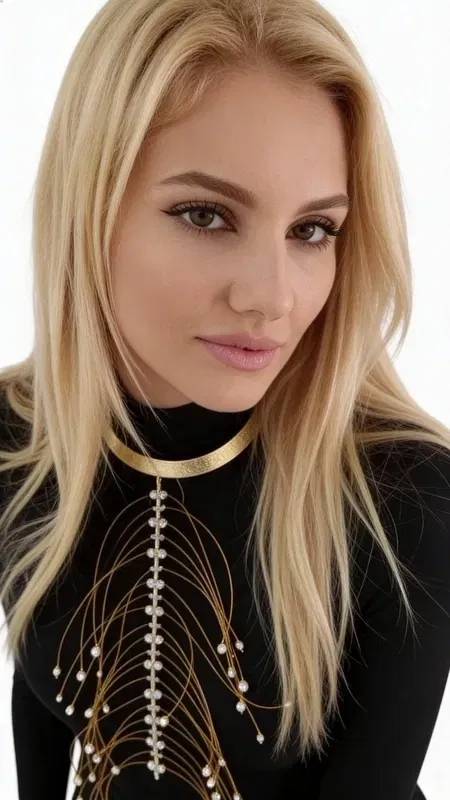 , Ανακαλύψτε το μεγάλο εντυπωσιακό κολιέ με πέρλα statement που θα μεταμορφώσει κάθε σας εμφάνιση με τη χρυσή του λάμψη και το μοναδικό του σχέδιο. Σχεδιασμένο από την Ελληνίδα Σχεδιάστρια Κοσμημάτων Αικατερίνη Χαλκιαδάκη, αυτό το χειροποίητο κόσμημα συνδυάζει την κλασική κομψότητα των μαργαριταριών με σύγχρονη αισθητική.
Το statement κολιέ διαθέτει έναν καταπληκτικό συνδυασμό χρυσών αλυσίδων που δημιουργούν μια κομψή κάμψη γύρω από το λαιμό, ενώ οι λευκές πέρλες προσθέτουν μια νότα διαχρονικής κομψότητας. Το μοντέρνο σχέδιο με τις πολλαπλές χρυσές γραμμές που καταλήγουν σε μαργαριτάρια δημιουργεί ένα εντυπωσιακό οπτικό αποτέλεσμα που θα τραβήξει όλα τα βλέμματα.
Αυτό το εντυπωσιακό κολιέ είναι η ιδανική επιλογή για γυναίκες που θέλουν να ξεχωρίσουν και να εκφράσουν τη μοναδική τους προσωπικότητα. Φοριέται πάνω από μαύρα ή μονόχρωμα outfits για μέγιστη επίδραση. Για τη διατήρηση της λάμψης του, φυλάσσετε το μακριά από υγρασία και καλλυντικά.