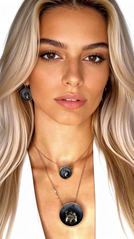 Ανακαλύψτε το μοναδικό χειροποίητο κολιέ με πυρίτη που συνδυάζει τη φυσική ομορφιά του σιδηροπυρίτη με τη σύγχρονη ελληνική αισθητική. Αυτό το εντυπωσιακό μακρύ κολιέ, σχεδιασμένο από την Αικατερίνη Χαλκιαδάκη, αποτελεί την ιδανική επιλογή για γυναίκες που αναζητούν statement κοσμήματα με φυσικές πέτρες.
Το κολιέ διακρίνεται για τον μοναδικό συνδυασμό υλικών και χρωμάτων. Η κεντρική κρεμαστή ενότητα παρουσιάζει έναν γκρι δίσκο από ρητίνη με χρώμα κιμωλίας, που φιλοξενεί έναν λαμπερό σιδηροπυρίτη με μεταλλικές ανταύγειες. Η ορειχάλκινη βάση και αλυσίδα προσφέρουν ανθεκτικότητα και χρυσαφένια απόχρωση που συμπληρώνει αρμονικά τους γήινους τόνους της πέτρας.