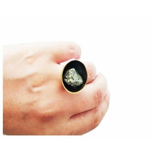 Δαχτυλίδι γυναικείο με πυρίτη - 3001,Βρείτε γυναικεία χειροποίητα κοσμήματα καi το χειροποίητο γυναικείο δαχτυλίδι με πυρίτη - 3001 στο candiashop.gr - Unique Handmade Jewelry for Women