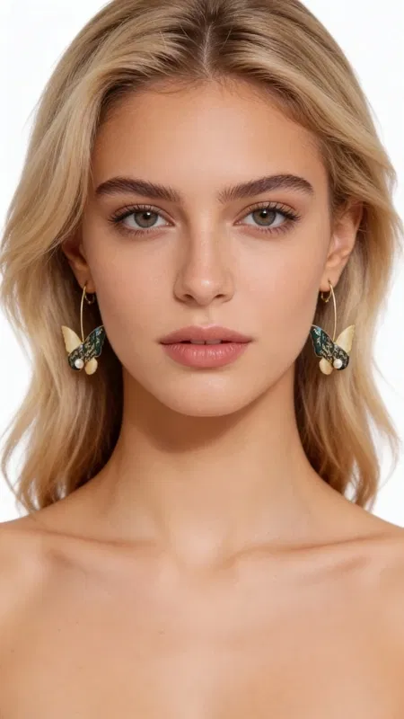 , Κομψά κρεμαστά σκουλαρίκια με μοτίβο πεταλούδας που συνδυάζουν τη χάρη της φύσης με τη σύγχρονη αισθητική. Σχεδιασμένα από την Ελληνίδα Σχεδιάστρια Κοσμημάτων Αικατερίνη Χαλκιαδάκη, αυτά τα μοναδικά χειροποίητα σκουλαρίκια αποτελούν το τέλειο statement κόσμημα για κάθε περίσταση.
Κάθε σκουλαρίκι διαθέτει έναν καλλιτεχνικό συνδυασμό χρυσού και μαύρου ορείχαλκου με εκλεπτυσμένη πατίνα που δημιουργεί μια vintage αίσθηση. Οι φυσικές πέρλες προσδίδουν κλασική κομψότητα, ενώ το μοτίβο της πεταλούδας συμβολίζει τη μεταμόρφωση και την ομορφιά. Τα μακριά, κρεμαστά φτερά κινούνται γραφικά με κάθε κίνηση, προσελκύοντας τα βλέμματα.