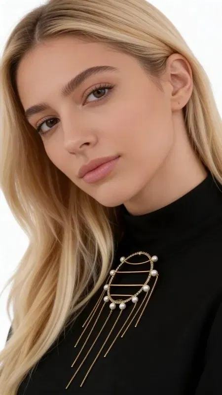 , Ανανεώστε την εμφάνισή σας με αυτό το εντυπωσιακό statement σετ 3 καρφιτσών με πέρλες, ένα μοναδικό κόσμημα που συνδυάζει μοντέρνο design με κλασική κομψότητα. Σχεδιασμένο από την Ελληνίδα Σχεδιάστρια Κοσμημάτων Αικατερίνη Χαλκιαδάκη, αυτό το χειροποίητο σετ περιλαμβάνει τρεις γεωμετρικές καρφίτσες με χρυσό φινίρισμα και λευκές πέρλες.
Κάθε καρφίτσα διαθέτει διαφορετικό σχεδιασμό - έναν κύκλο με περιμετρικές πέρλες, έναν κύκλο με οριζόντιες γραμμές και πέρλες, και μια μικρότερη καρφίτσα με κρεμαστά στοιχεία. Η χρυσή απόχρωση και οι κομψές πέρλες δημιουργούν ένα harmonious σύνολο που προσθέτει άμεσα glamour σε οποιαδήποτε εμφάνιση. Ιδανικές για να φορεθούν μαζί σε μια μπλούζα, σακάκι ή φόρεμα, ή ξεχωριστά για πιο subtle styling.
Αυτές οι χειροποίητες καρφίτσες αποτελούν τέλειο αξεσουάρ για γυναίκες που αγαπούν το μοναδικό styling και τα ποιοτικά κοσμήματα. Φυλάξτε τις σε στεγνό μέρος και καθαρίστε τες απαλά με μαλακό πανί για να διατηρήσετε τη λάμψη τους.