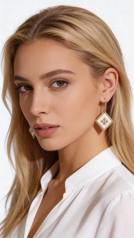 , Τα statement κεντητά σκουλαρίκια με γεωμετρικά σχέδια από χρυσοκλωστή σε λευκό αποτελούν την τέλεια επιλογή για τη σύγχρονη γυναίκα που αναζητά εντυπωσιακά χειροποίητα κοσμήματα. Σχεδιασμένα από την Ελληνίδα Σχεδιάστρια Κοσμημάτων Αικατερίνη Χαλκιαδάκη, συνδυάζουν παραδοσιακές τεχνικές κεντήματος με μοντέρνα αισθητική.
Κάθε σκουλαρίκι δημιουργείται με προσεκτική χειροτεχνία, χρησιμοποιώντας χρυσοκλωστή που σχηματίζει εντυπωσιακά γεωμετρικά μοτίβα σε λευκή βάση. Το ιδιαίτερο σχέδιο με τα διαμαντέ λεπτομέρειες προσδίδει λάμψη και κομψότητα, καθιστώντας τα ιδανικά για ιδιαίτερες στιγμές και γάμους.
Τα κεντητά σκουλαρίκια διαθέτουν ανάγλυφη υφή που τονίζει το χειροποίητο χαρακτήρα τους, ενώ οι χρυσές λεπτομέρειες δημιουργούν όμορφες αντιθέσεις με το λευκό φόντο. Είναι αρκετά εντυπωσιακά για να αποτελέσουν το κύριο στοιχείο του look σας. Συντηρήστε τα σκουλαρίκια σας σε στεγνό χώρο και αποφύγετε την επαφή με αρώματα και κρέμες για να διατηρήσετε τη λάμψη τους.